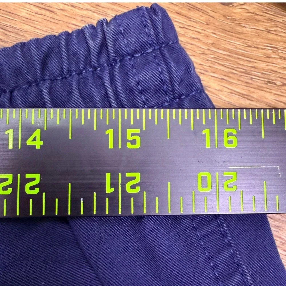 Polo Ralph Lauren Shorts Men M Navy Blue Stretch Pull On Preppy Pony 5